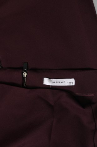 Φούστα Reserved, Μέγεθος XS, Χρώμα Κόκκινο, Τιμή 3,71 €