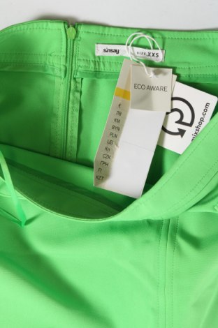 Φούστα Sinsay, Μέγεθος XXS, Χρώμα Πράσινο, Τιμή 13,21 €