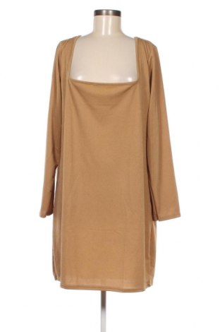 Kleid Boohoo, Größe XXL, Farbe Beige, Preis 4,03 €