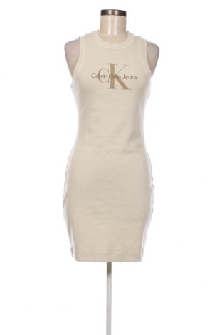Kleid Calvin Klein Jeans, Größe S, Farbe Beige, Preis 105,08 €