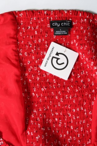 Kleid City Chic, Größe L, Farbe Rot, Preis 7,06 €