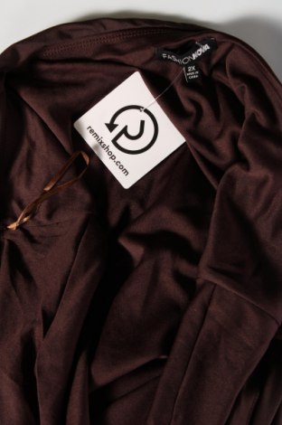 Φόρεμα Fashion nova, Μέγεθος XXL, Χρώμα Καφέ, Τιμή 17,94 €