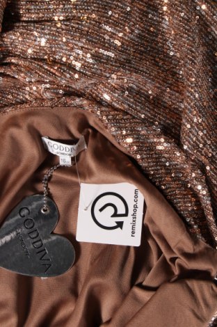 Φόρεμα Goddiva, Μέγεθος XL, Χρώμα Χρυσαφί, Τιμή 68,04 €