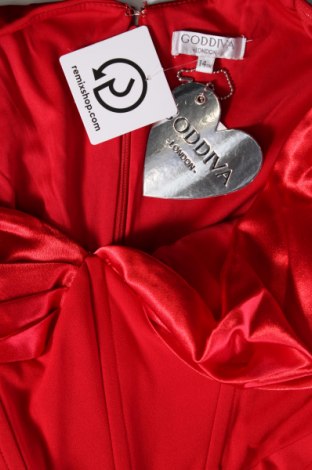 Φόρεμα Goddiva, Μέγεθος L, Χρώμα Κόκκινο, Τιμή 19,05 €
