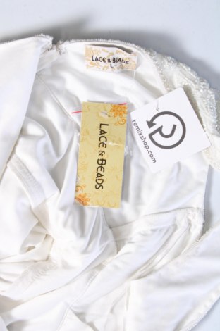 Φόρεμα Lace & Beads, Μέγεθος L, Χρώμα Λευκό, Τιμή 71,65 €