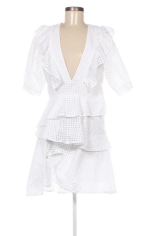 Kleid Silvian Heach, Größe L, Farbe Weiß, Preis € 43,30