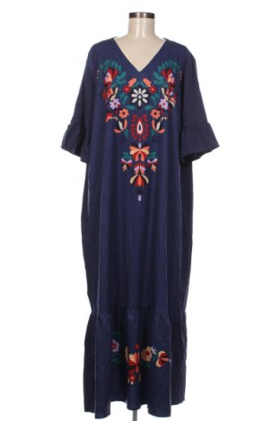 Kleid Zanzea, Größe 4XL, Farbe Blau, Preis 31,05 €