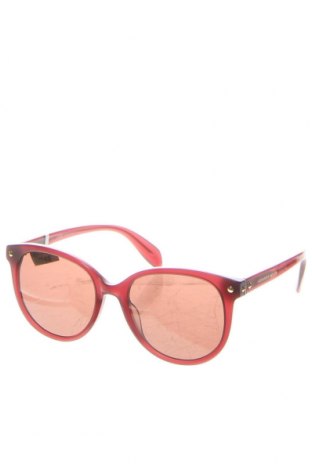 Слънчеви очила Alexander Mcqueen, Цвят Червен, Цена 117,76 лв.