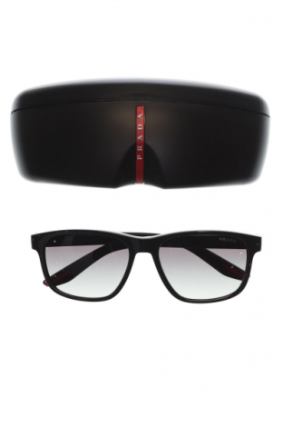 Слънчеви очила Prada, Цвят Черен, Цена 318,06 лв.