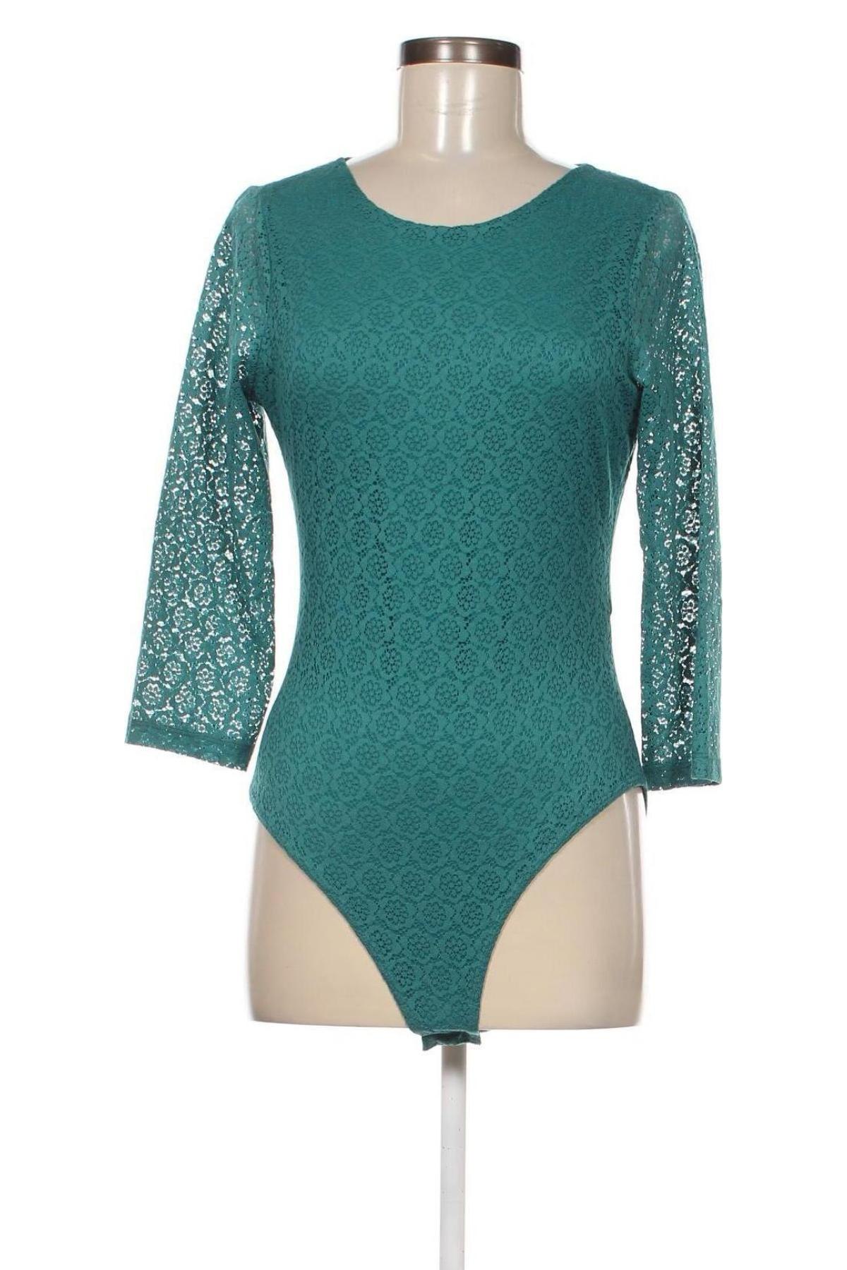 Bluză-body de damă. Naf Naf, Mărime M, Culoare Verde, Preț 23,68 Lei