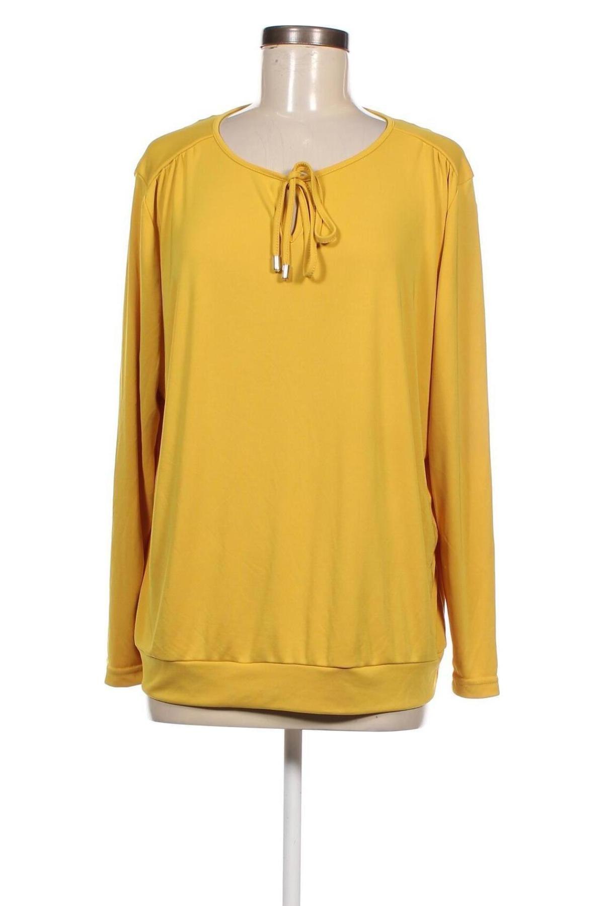 Дамска блуза &Co Woman, Размер XXL, Цвят Жълт, Цена 11,28 лв.