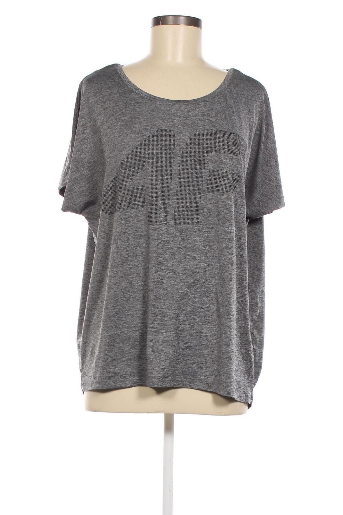 Γυναικεία μπλούζα 4F, Μέγεθος M, Χρώμα Γκρί, Τιμή 11,13 €