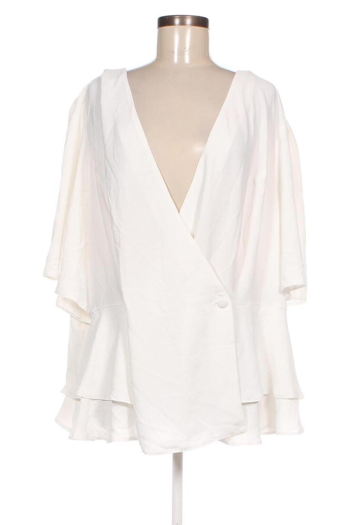 Дамска блуза ASOS, Размер 5XL, Цвят Бял, Цена 24,00 лв.