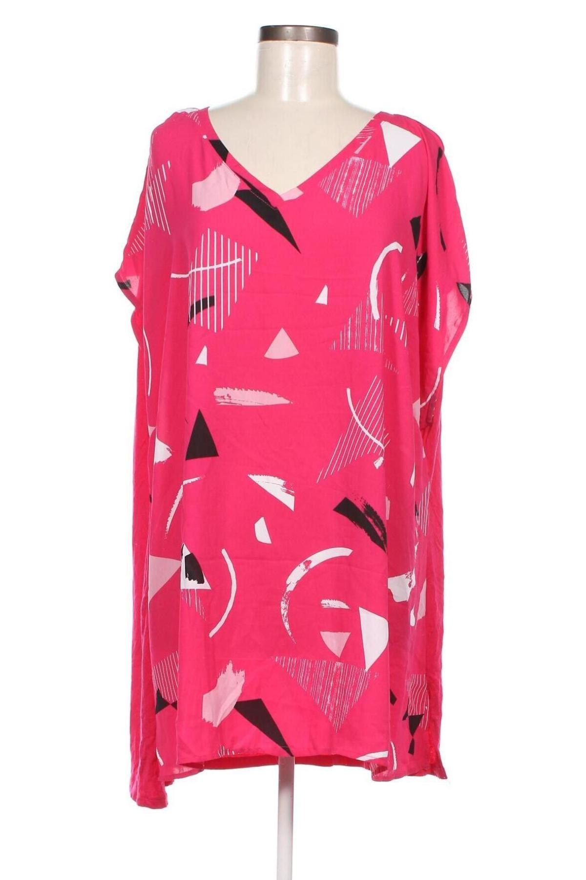 Γυναικεία μπλούζα Alexia, Μέγεθος 4XL, Χρώμα Ρόζ , Τιμή 10,22 €