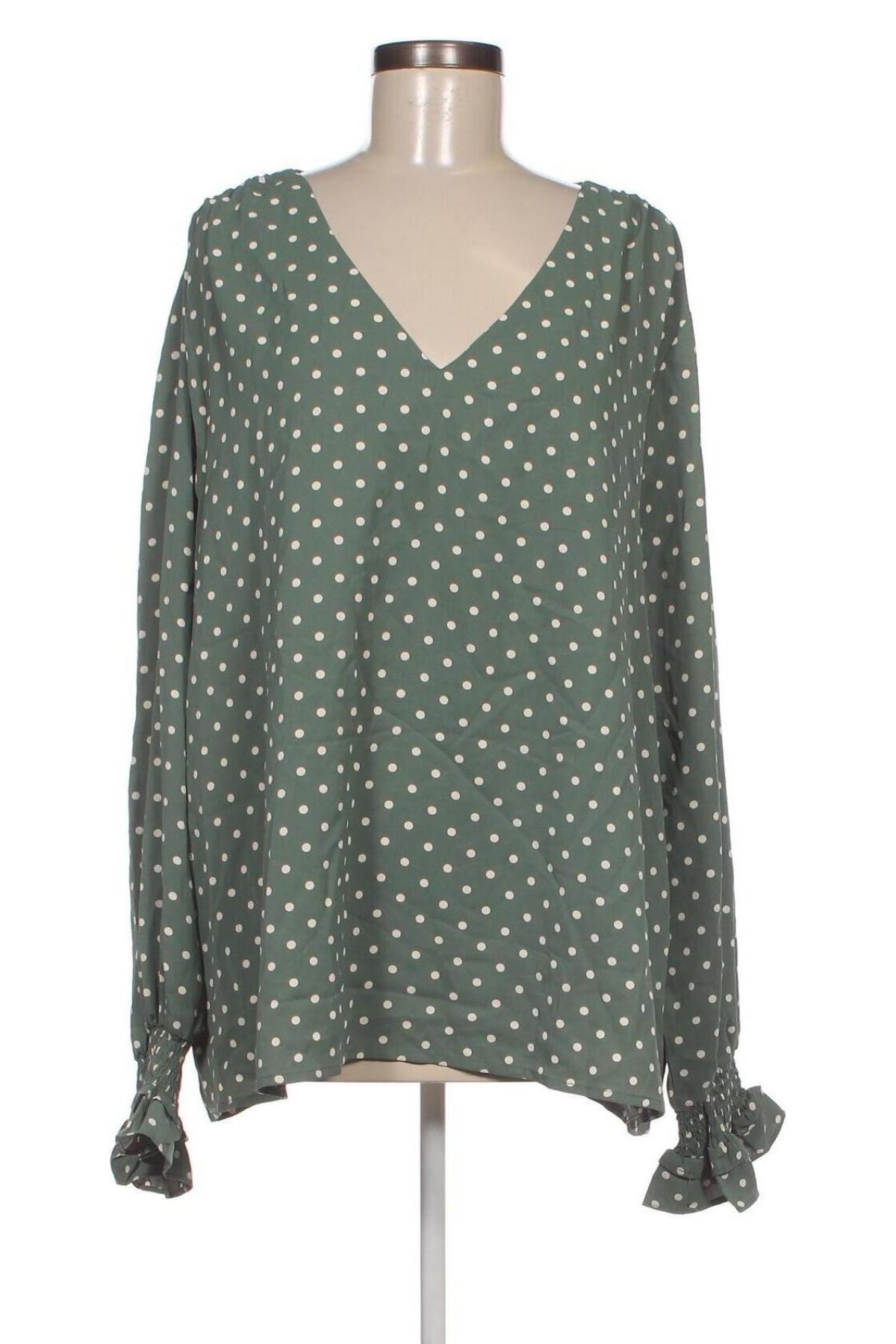 Дамска блуза Atmos & Here, Размер 4XL, Цвят Зелен, Цена 24,00 лв.