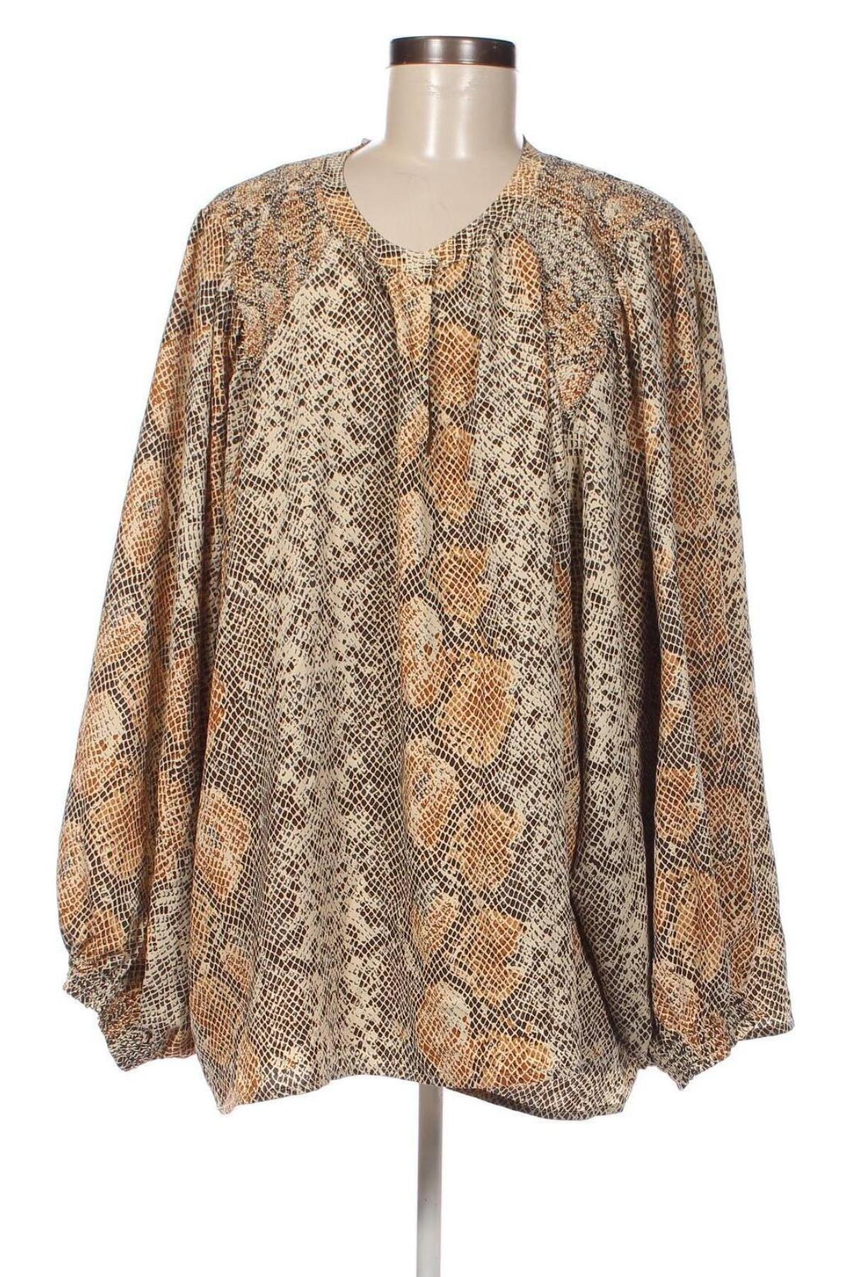 Дамска блуза Ava & Viv, Размер 4XL, Цвят Многоцветен, Цена 17,98 лв.