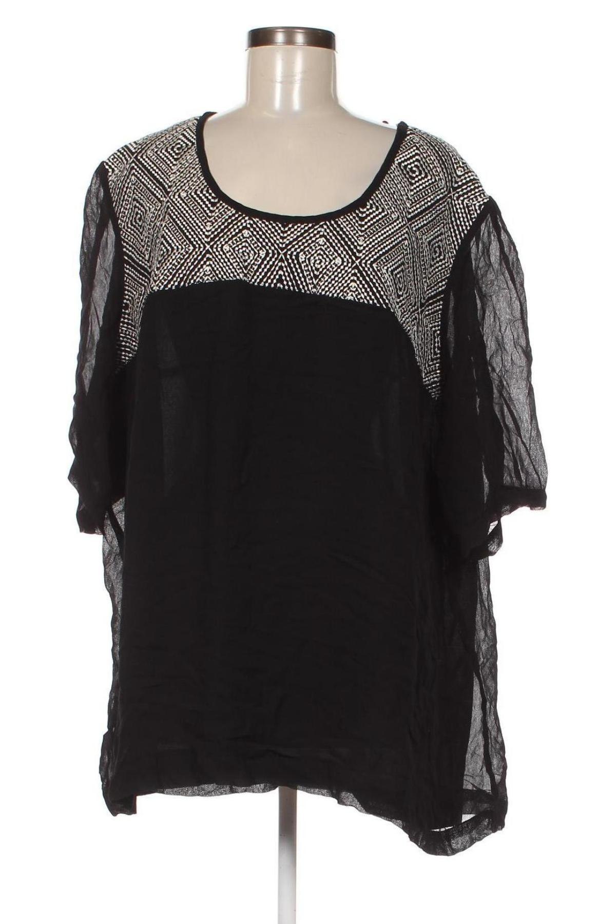 Γυναικεία μπλούζα Avenue, Μέγεθος 5XL, Χρώμα Μαύρο, Τιμή 32,96 €