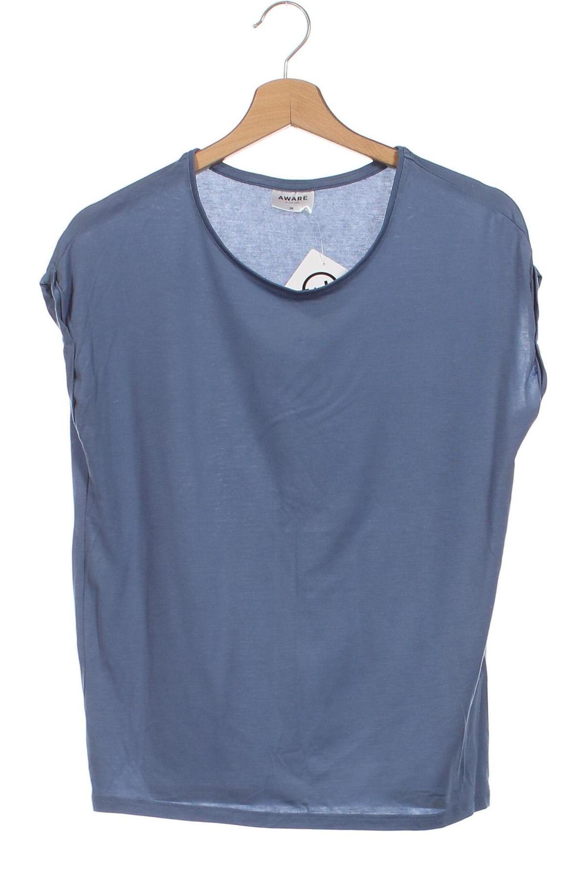 Дамска блуза Aware by Vero Moda, Размер XS, Цвят Син, Цена 14,79 лв.