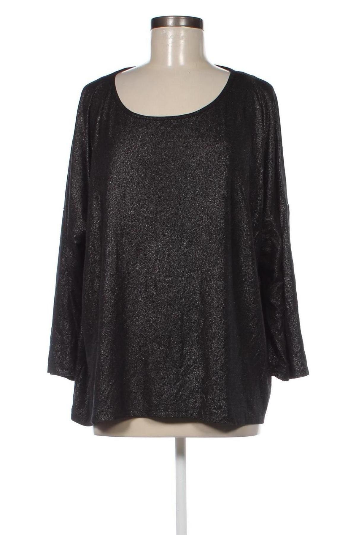 Γυναικεία μπλούζα Bel&Bo, Μέγεθος 3XL, Χρώμα Μαύρο, Τιμή 9,17 €
