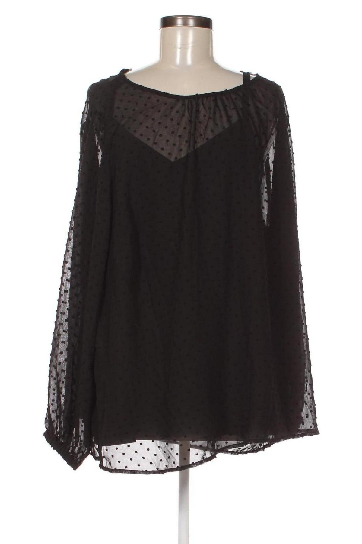 Дамска блуза Belle Curve, Размер 4XL, Цвят Черен, Цена 29,45 лв.