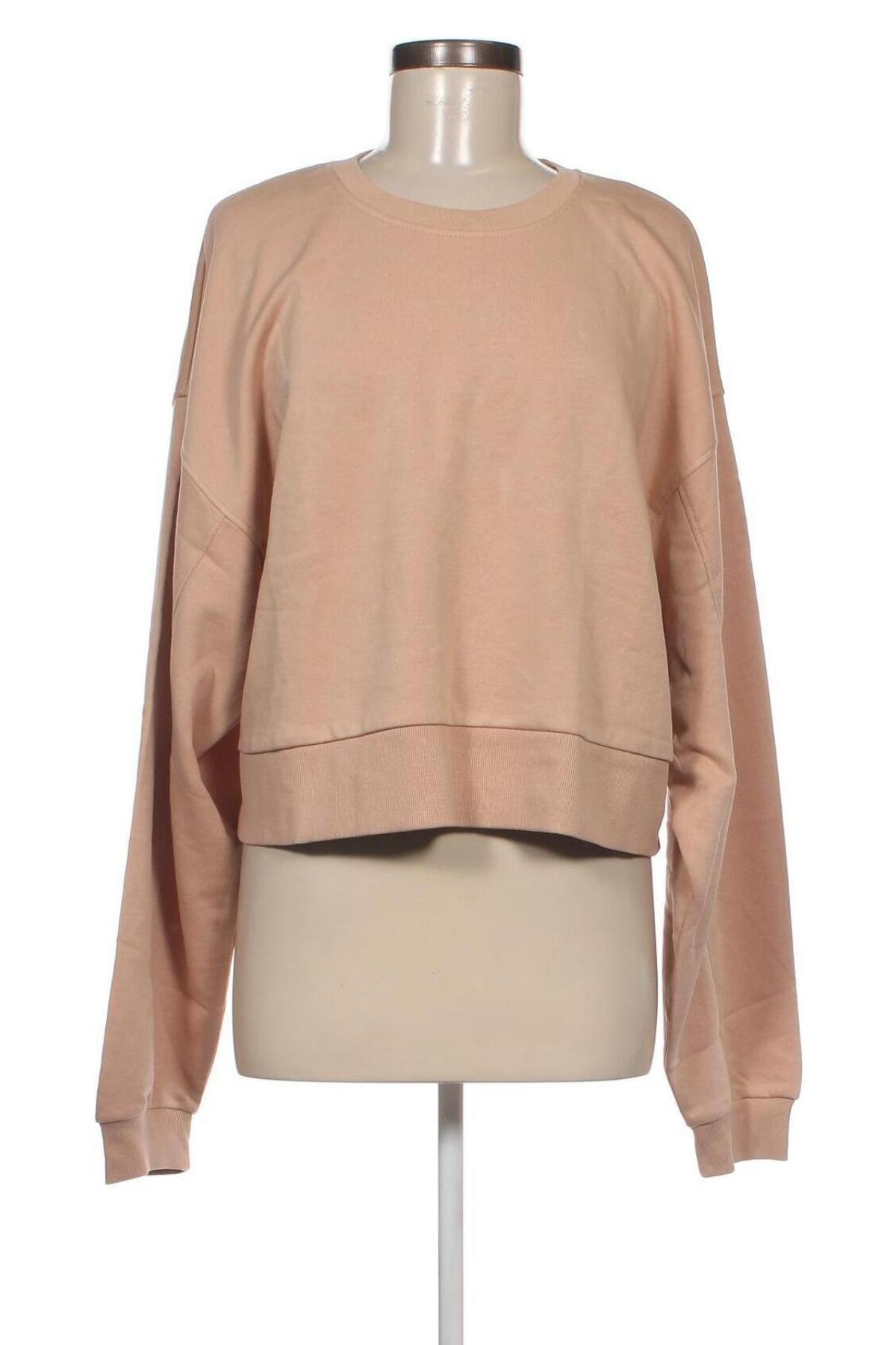 Γυναικεία μπλούζα Bershka, Μέγεθος XL, Χρώμα  Μπέζ, Τιμή 6,23 €