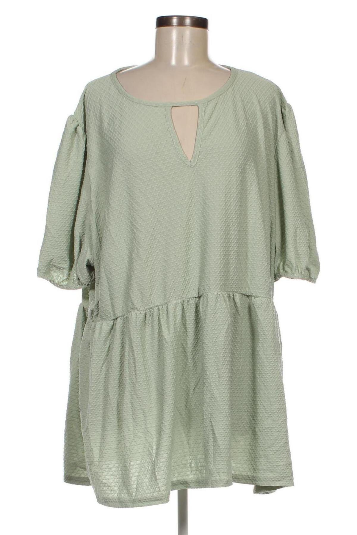 Дамска блуза Boohoo, Размер 3XL, Цвят Зелен, Цена 19,00 лв.