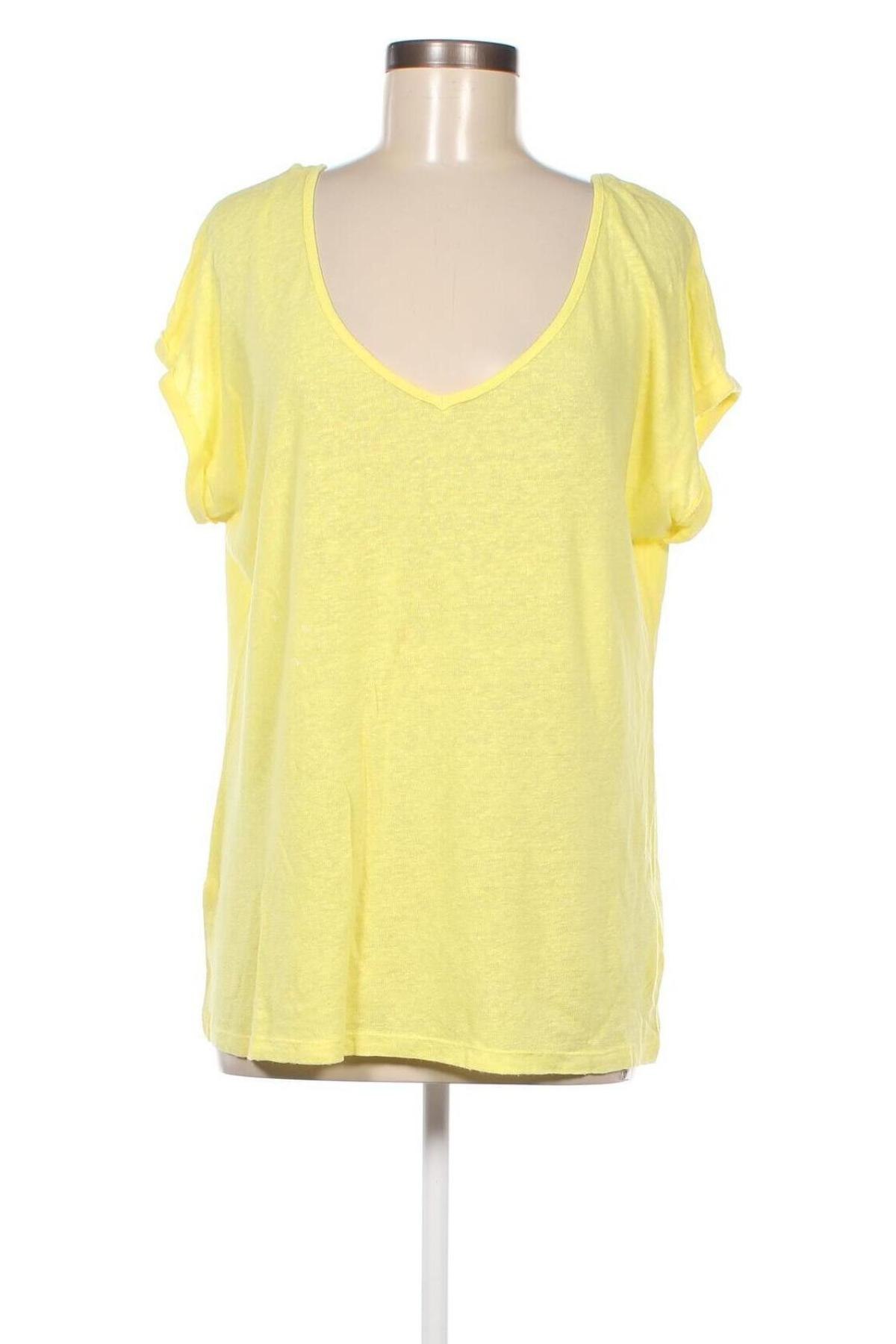 Дамска блуза Camaieu, Размер L, Цвят Жълт, Цена 9,30 лв.