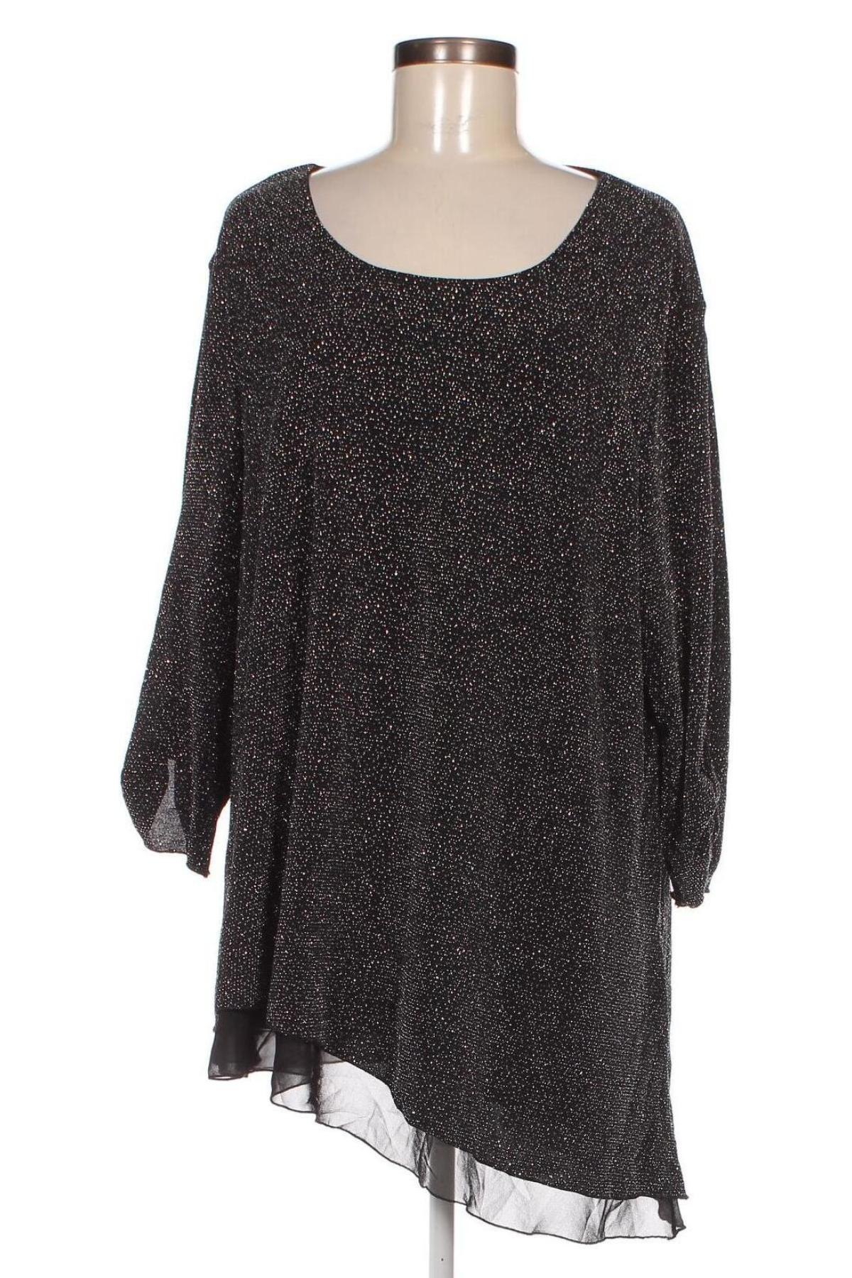 Γυναικεία μπλούζα Canda, Μέγεθος 3XL, Χρώμα Μαύρο, Τιμή 11,75 €