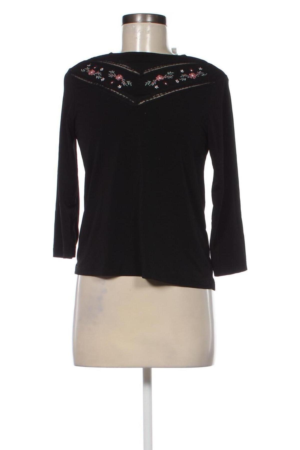 Γυναικεία μπλούζα Clockhouse, Μέγεθος S, Χρώμα Μαύρο, Τιμή 3,01 €
