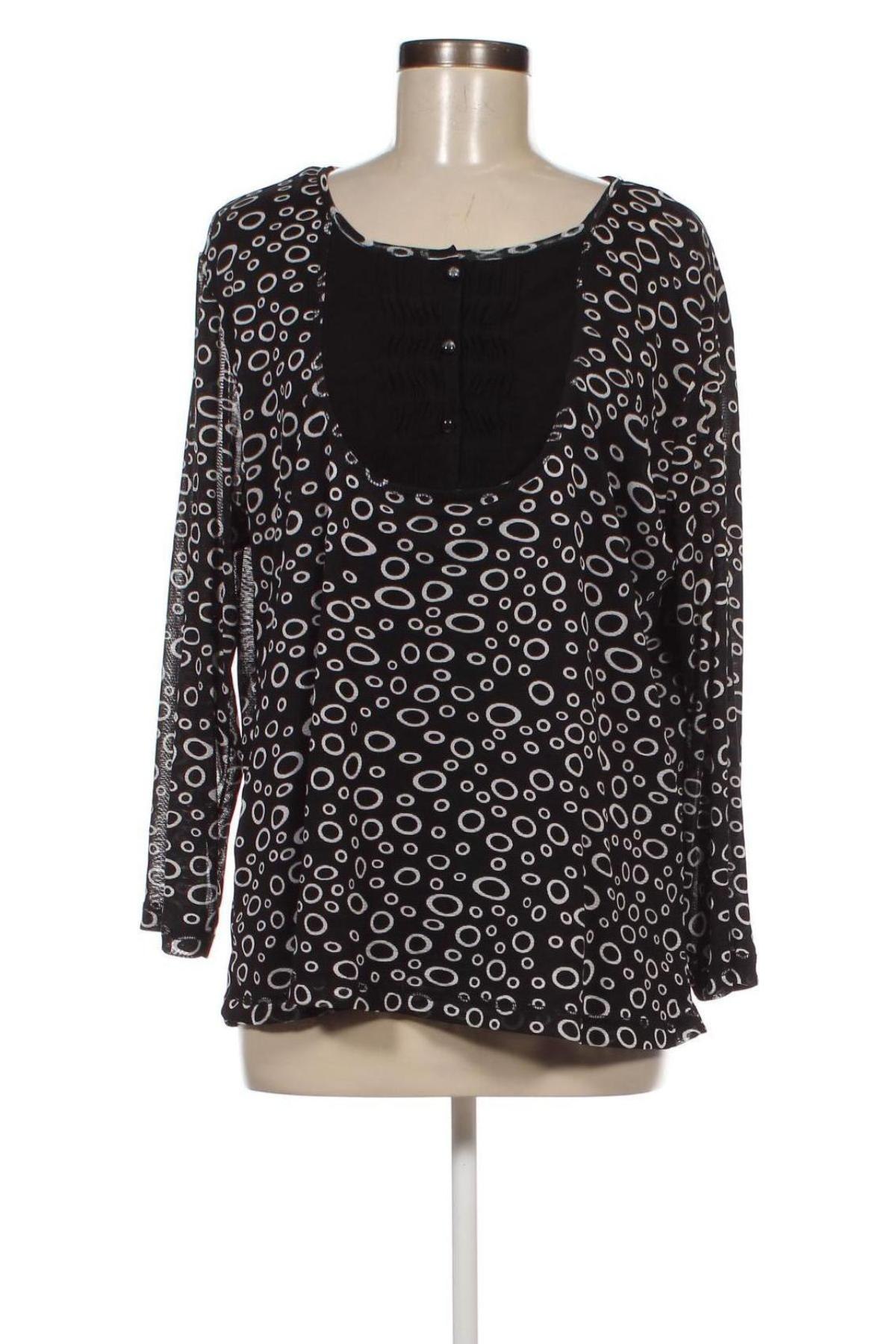 Дамска блуза Cordelia St, Размер 4XL, Цвят Черен, Цена 7,60 лв.