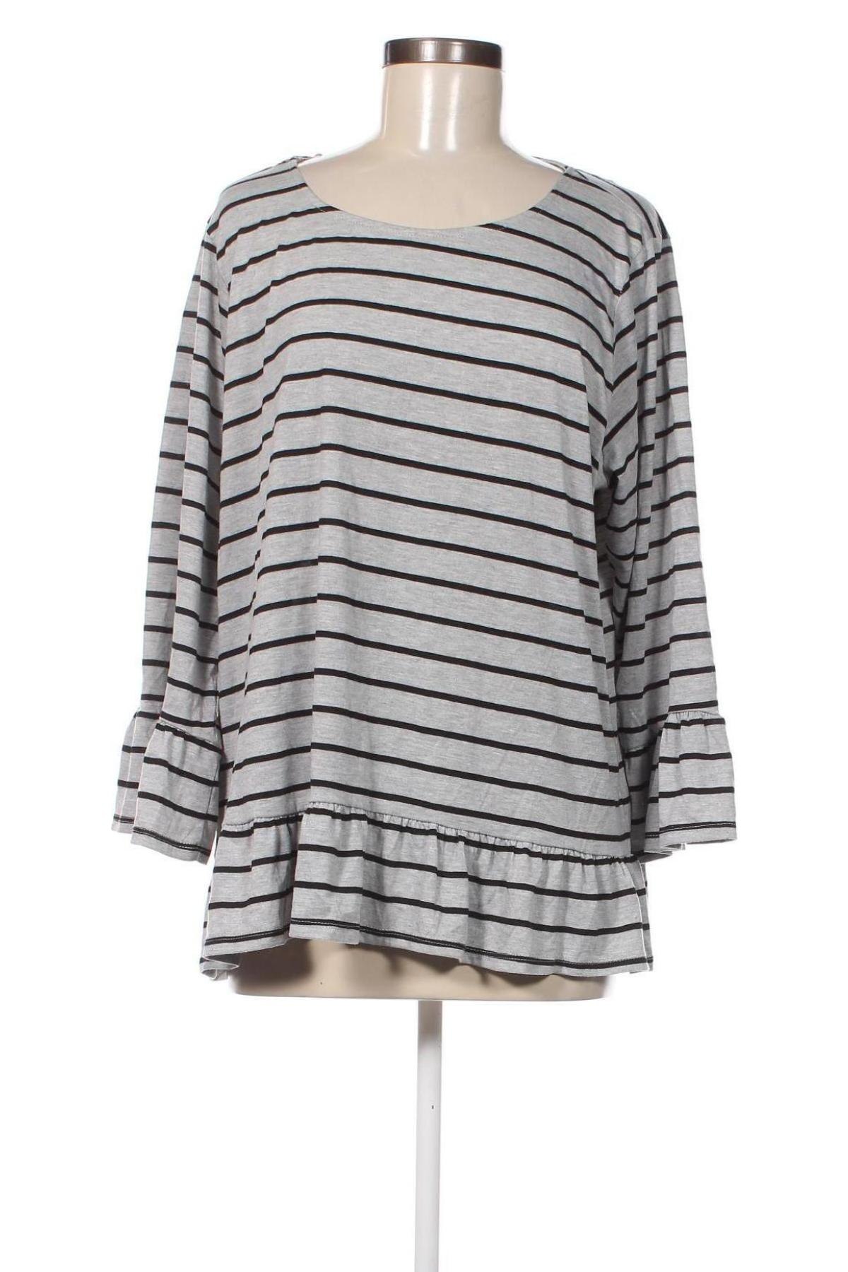 Γυναικεία μπλούζα Ed.it.ed, Μέγεθος XXL, Χρώμα Γκρί, Τιμή 7,87 €