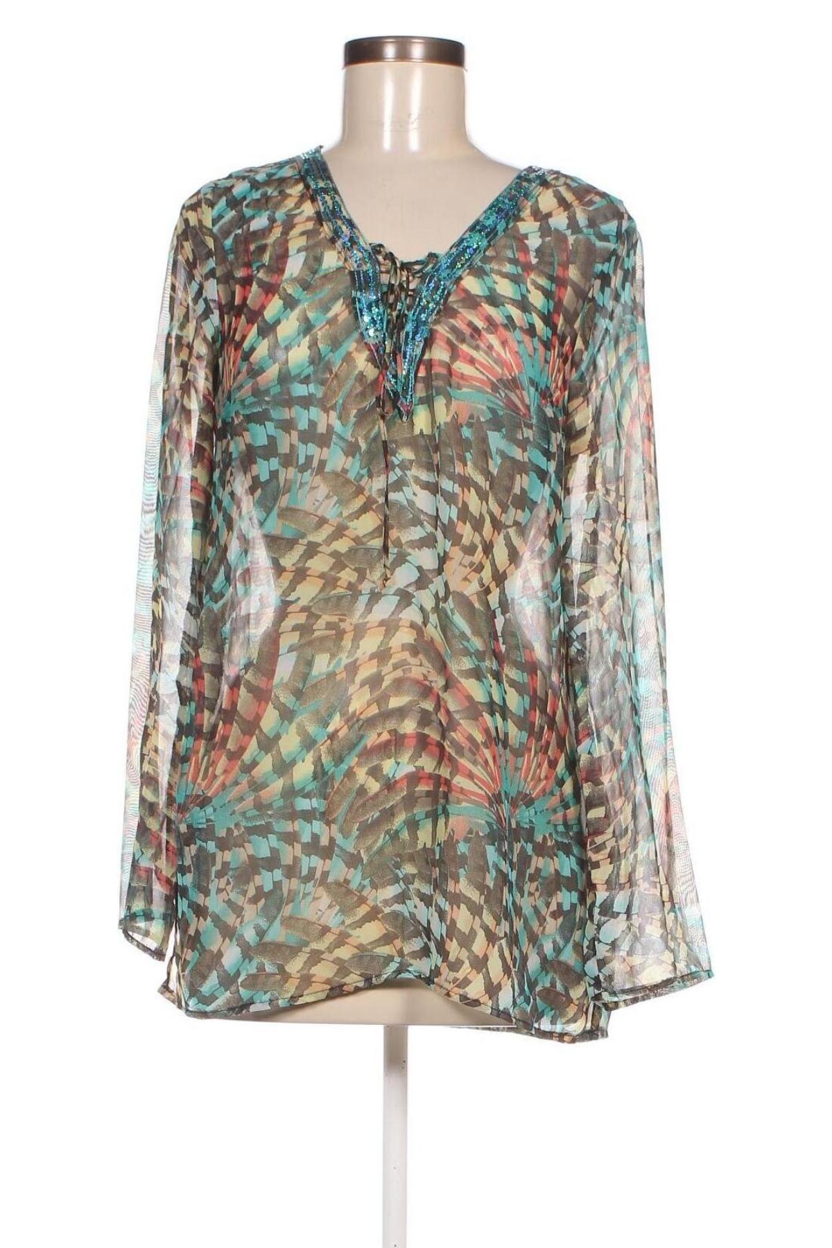 Дамска блуза Flam, Размер M, Цвят Многоцветен, Цена 16,50 лв.