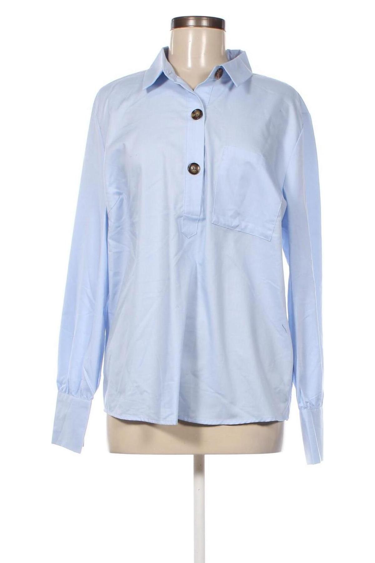 Дамска блуза Free Quent, Размер XL, Цвят Син, Цена 34,56 лв.