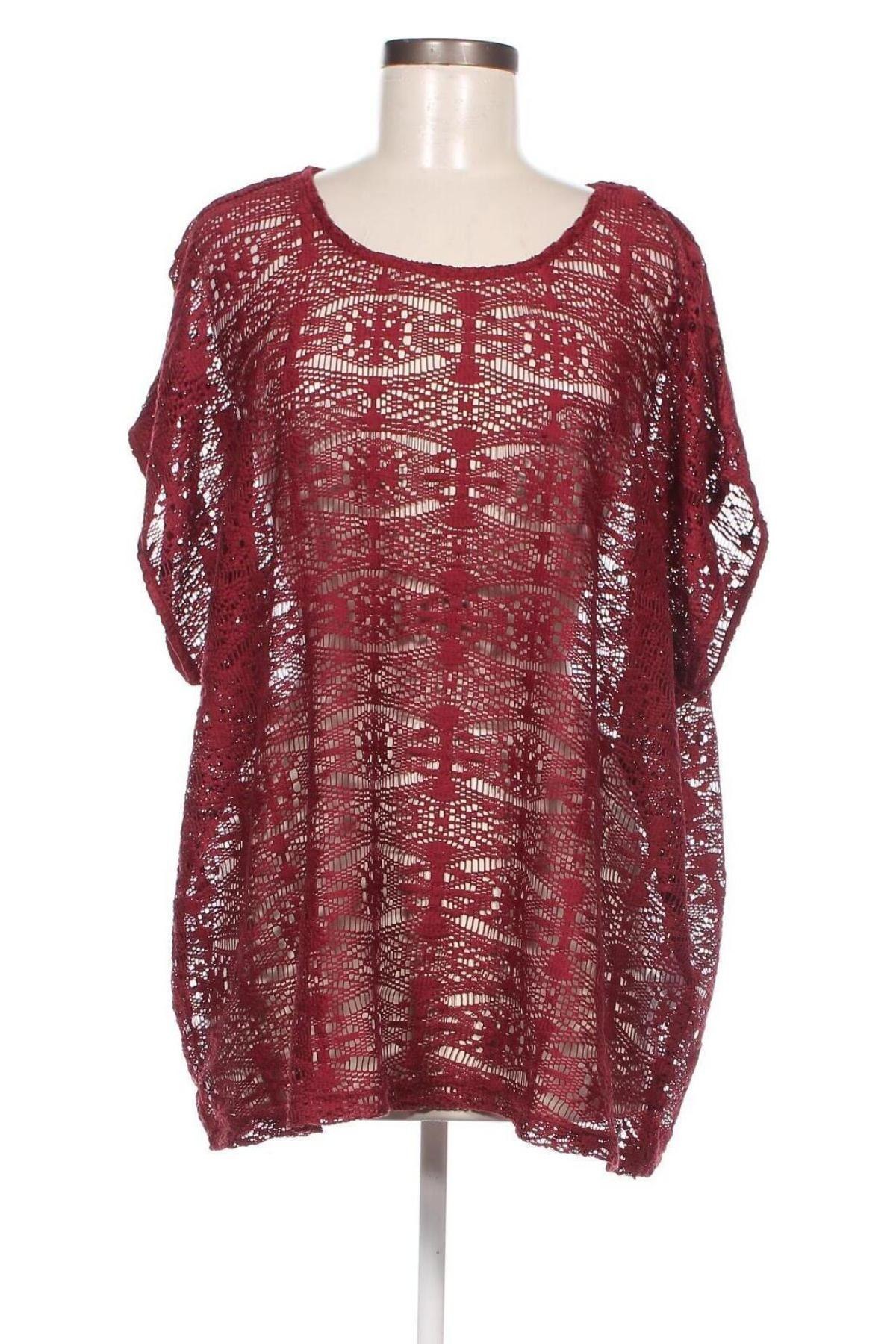 Damen Shirt Gina Laura, Größe XXL, Farbe Rot, Preis 13,69 €