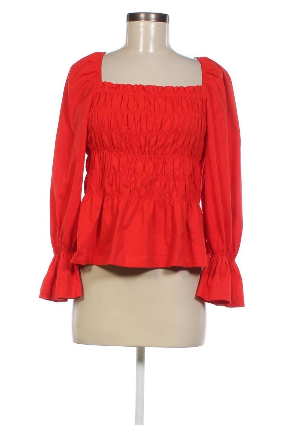 Дамска блуза H&M, Размер M, Цвят Червен, Цена 10,00 лв.