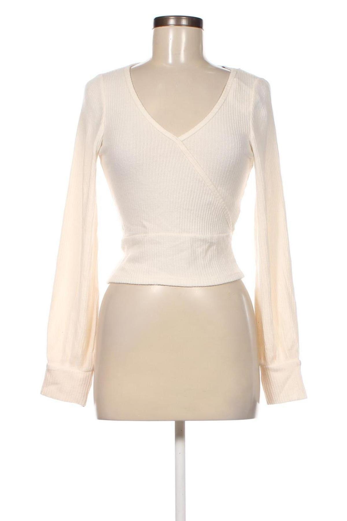 Damen Shirt Hollister, Größe M, Farbe Ecru, Preis € 4,45