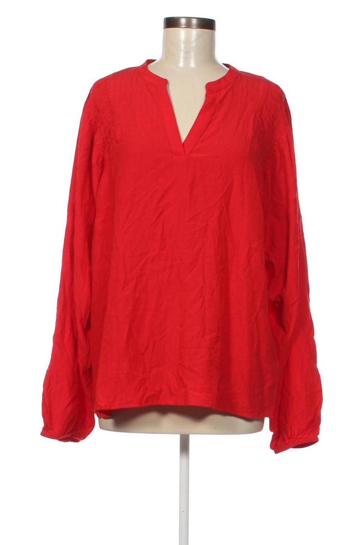Дамска блуза Kaffe, Размер XL, Цвят Червен, Цена 72,00 лв.