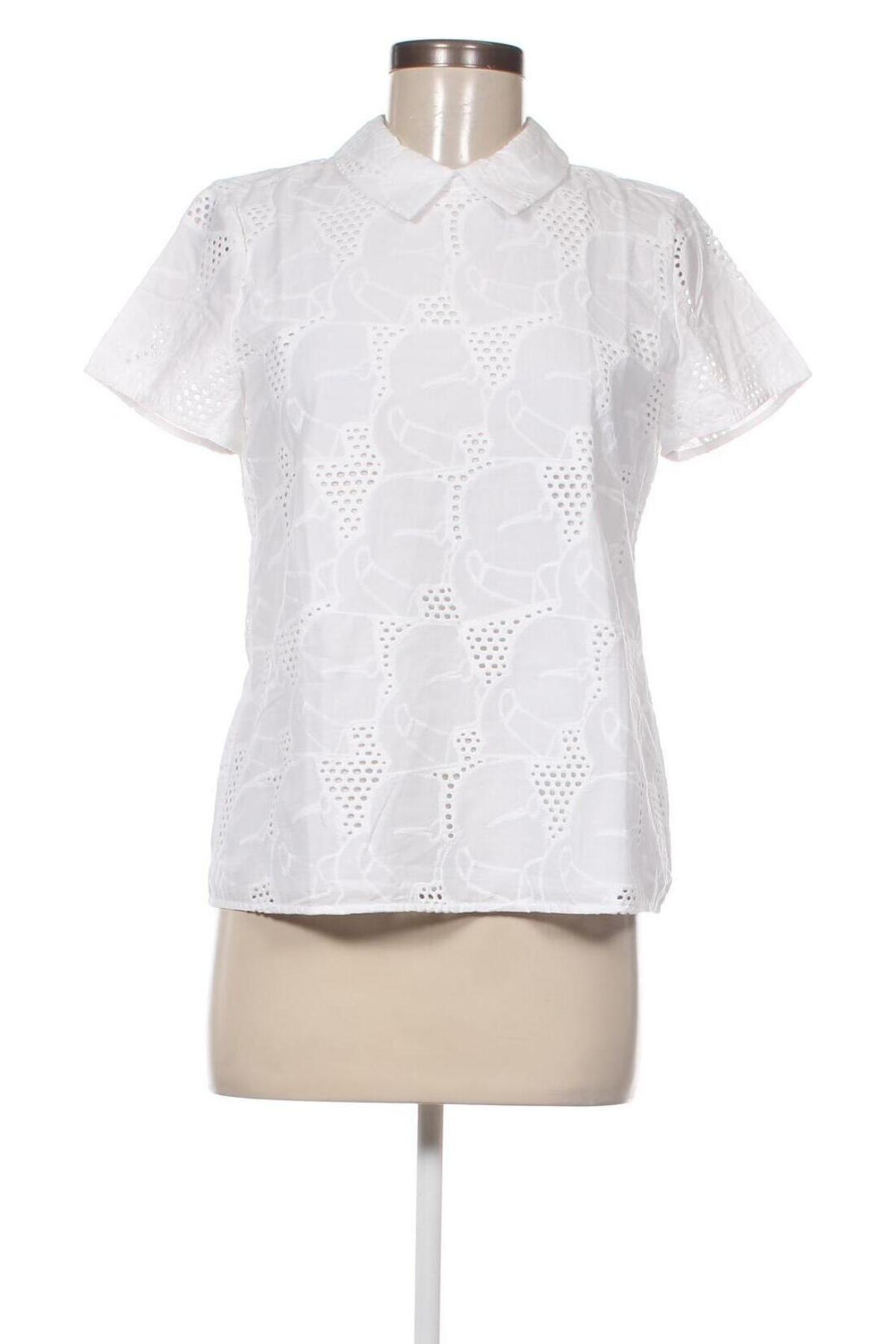 Дамска блуза Karl Lagerfeld, Размер L, Цвят Бял, Цена 211,00 лв.