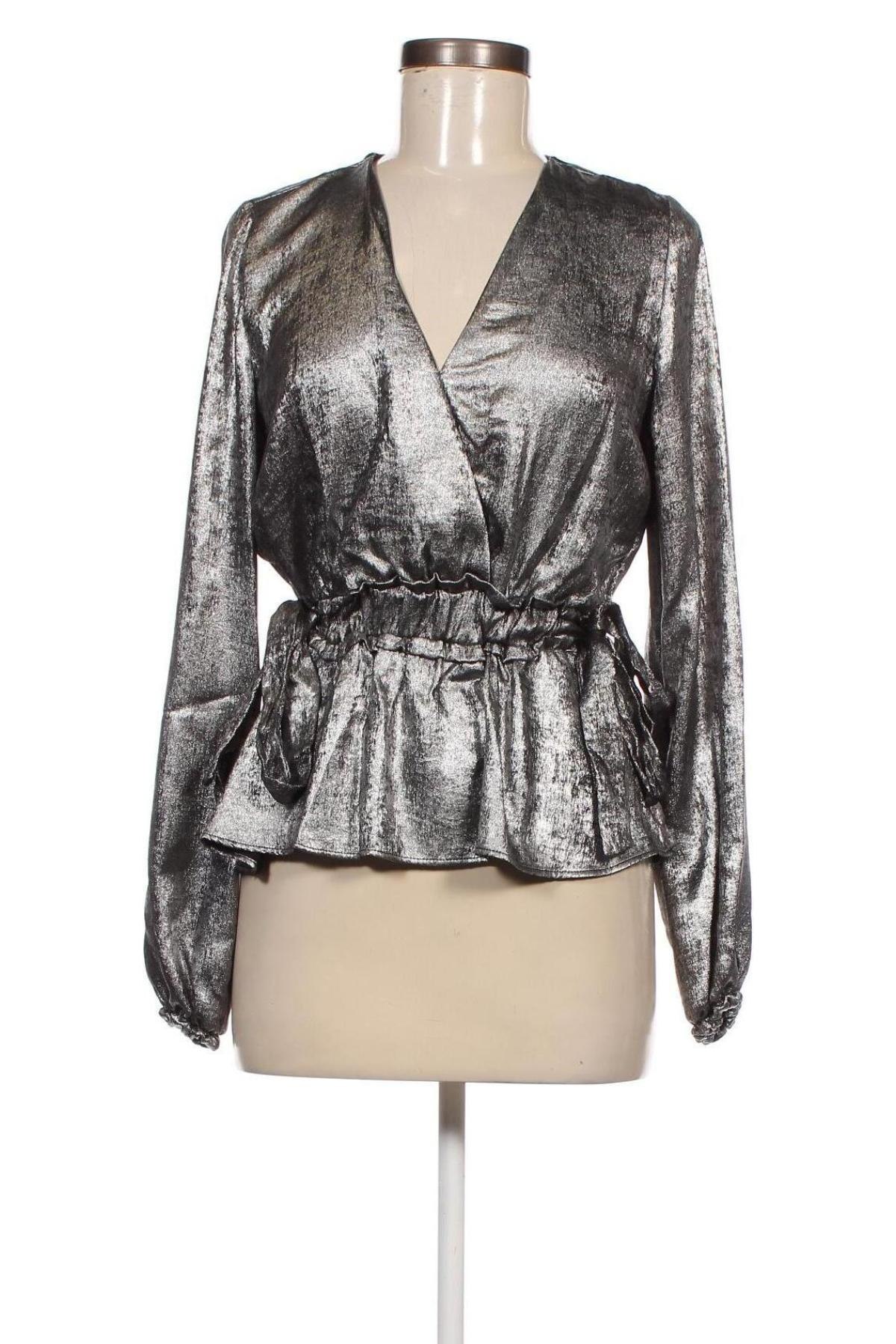 Дамска блуза Kookai, Размер M, Цвят Сребрист, Цена 65,28 лв.