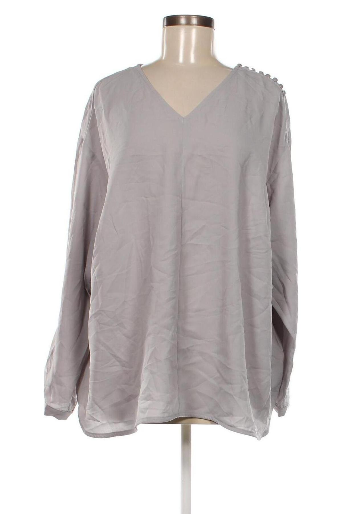 Γυναικεία μπλούζα Lands' End, Μέγεθος 4XL, Χρώμα Γκρί, Τιμή 11,75 €