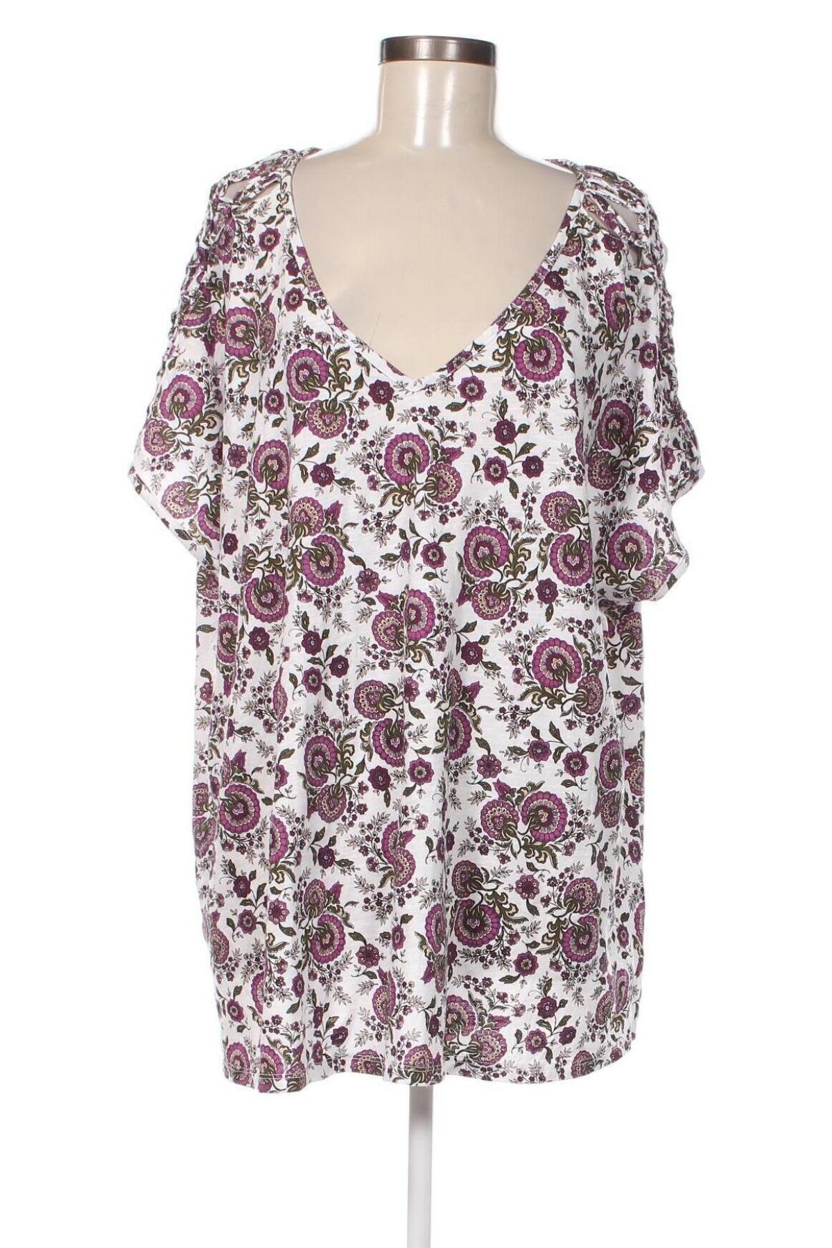 Damen Shirt Lane Bryant, Größe 4XL, Farbe Mehrfarbig, Preis 15,36 €
