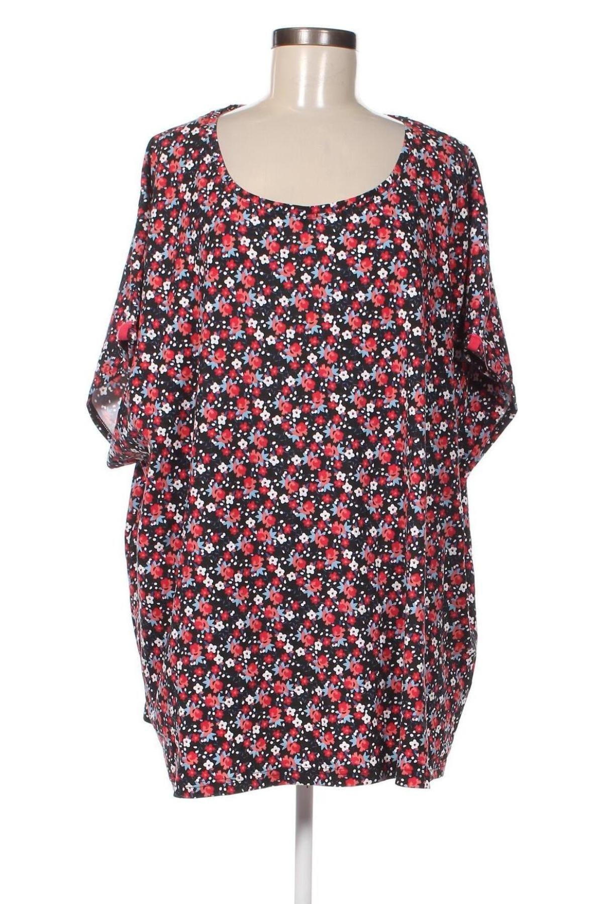 Γυναικεία μπλούζα Laura Torelli, Μέγεθος 4XL, Χρώμα Πολύχρωμο, Τιμή 11,75 €