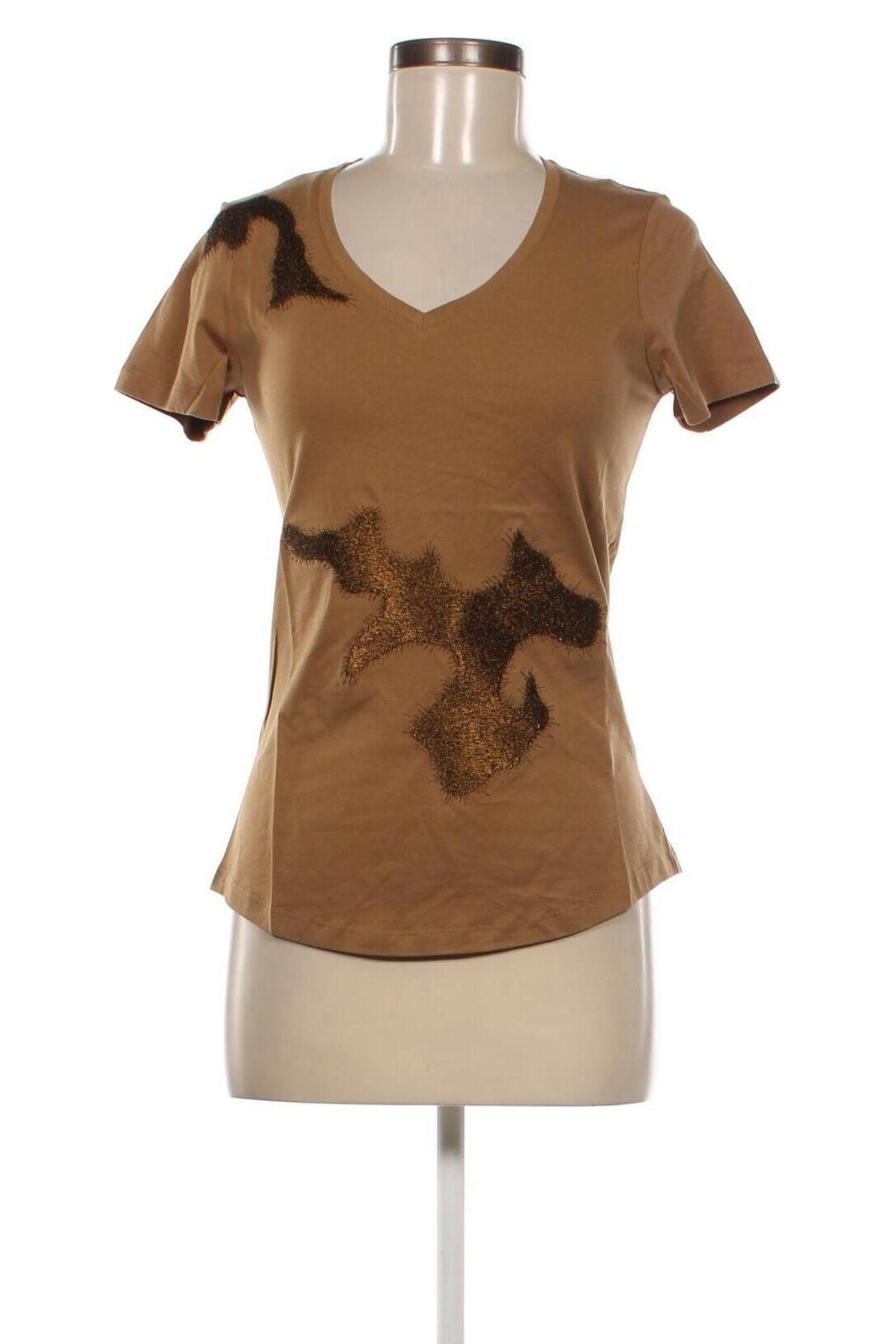 Дамска блуза Lauren Vidal, Размер XS, Цвят Бежов, Цена 45,90 лв.