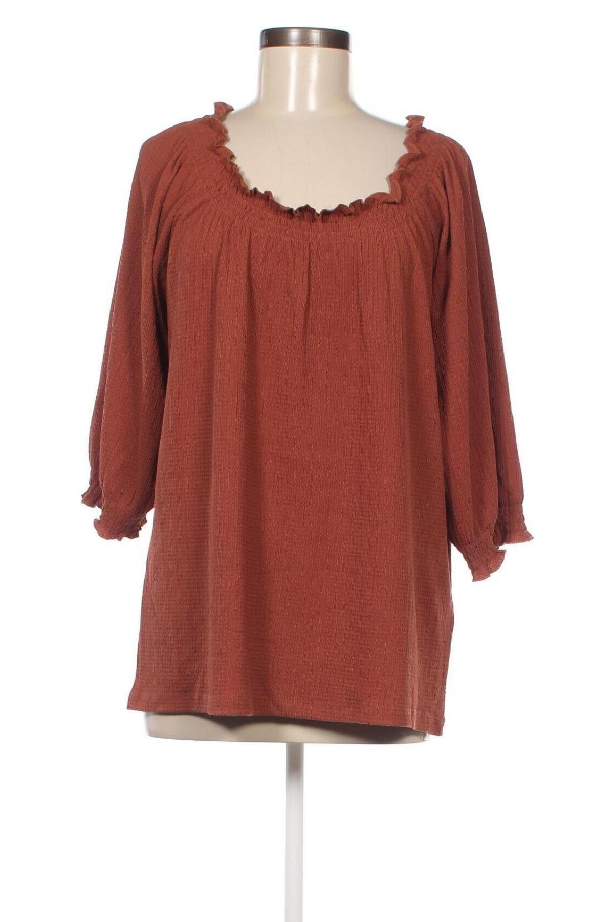 Дамска блуза Libelle, Размер XXL, Цвят Кафяв, Цена 72,00 лв.