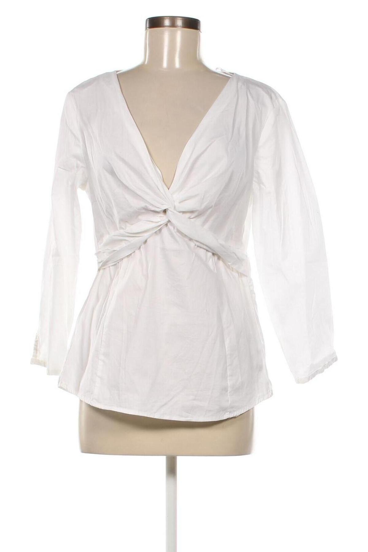 Дамска блуза Mango, Размер XL, Цвят Бял, Цена 19,55 лв.