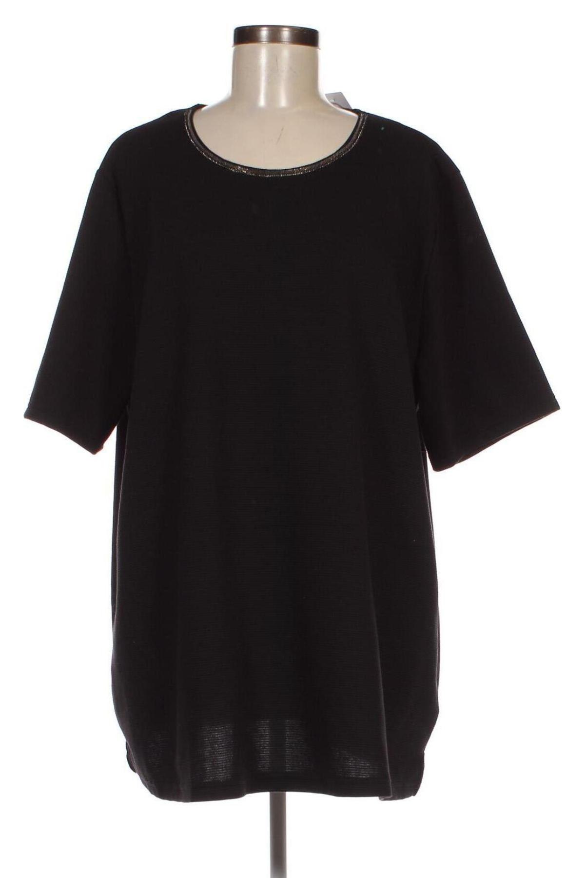 Дамска блуза Mia Moda, Размер 4XL, Цвят Черен, Цена 22,08 лв.