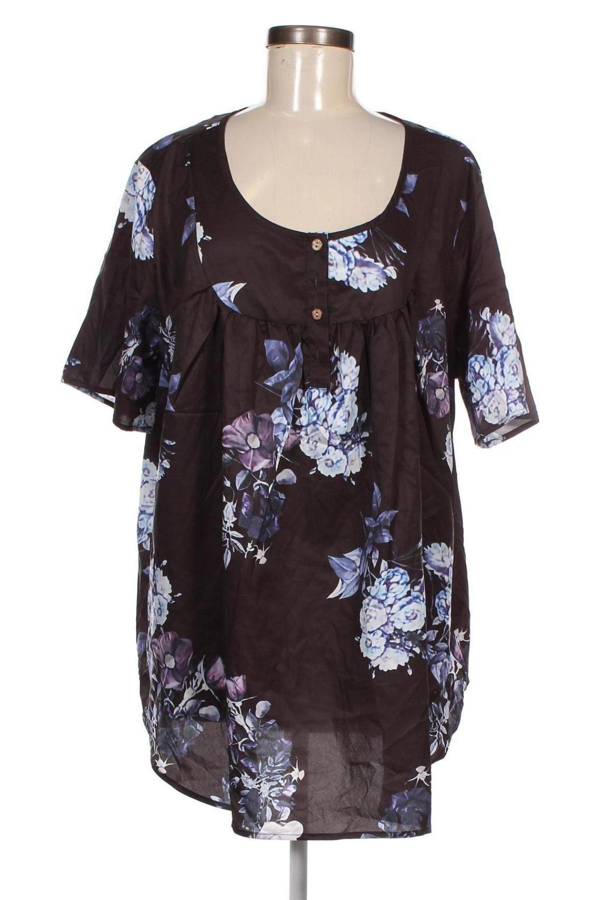 Γυναικεία μπλούζα Miss Look, Μέγεθος 4XL, Χρώμα Μαύρο, Τιμή 8,93 €