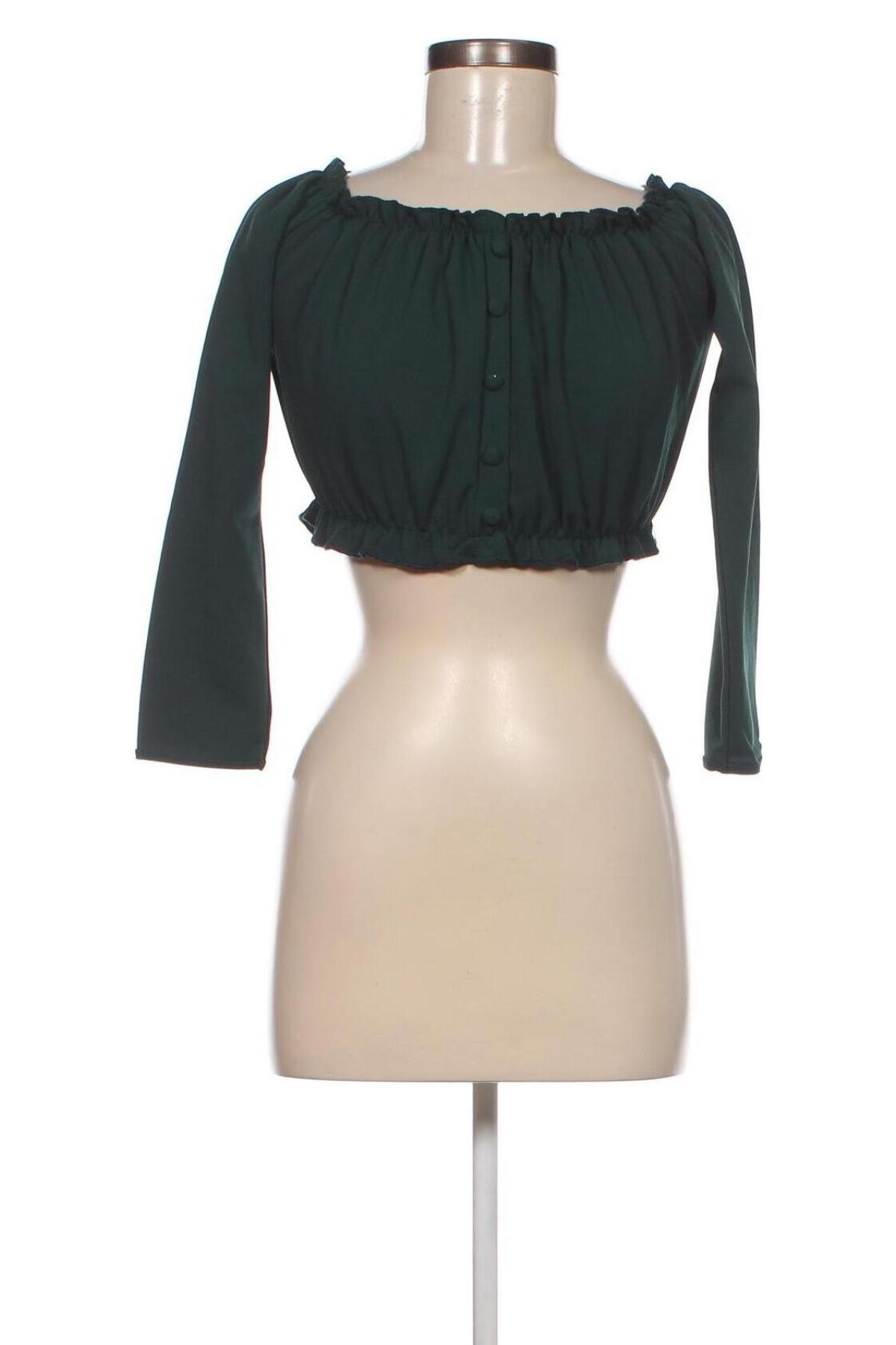 Дамска блуза New Look, Размер XS, Цвят Зелен, Цена 9,80 лв.
