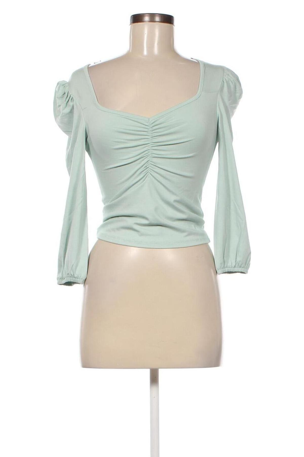 Дамска блуза ONLY, Размер S, Цвят Зелен, Цена 9,20 лв.
