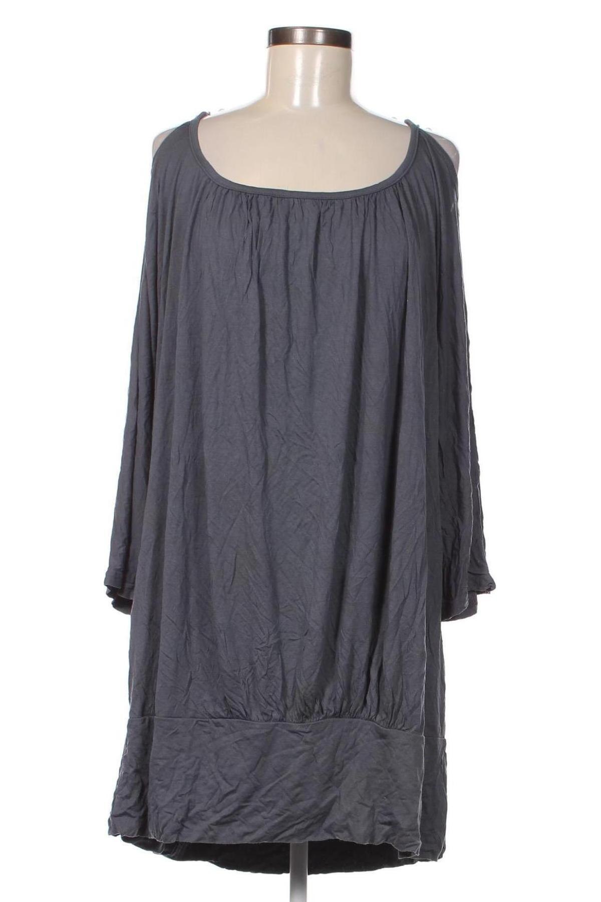 Γυναικεία μπλούζα Okay, Μέγεθος 4XL, Χρώμα Μπλέ, Τιμή 7,05 €